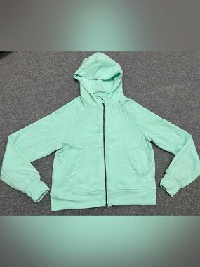 Danskin Kids' Mint Green Zip-Up Hoodie Jacket 10-12T